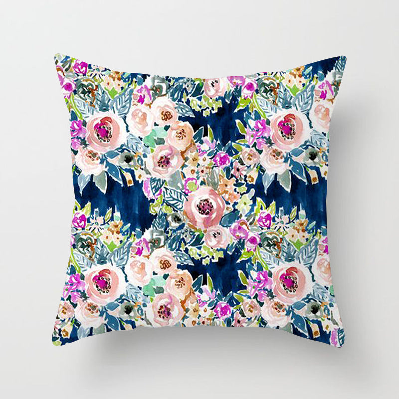Home Decor Living Room Sofa Graffiti Flower Print Pillowcase Home Decor Living Room Sofa Graffiti Flower Print Pillowcase